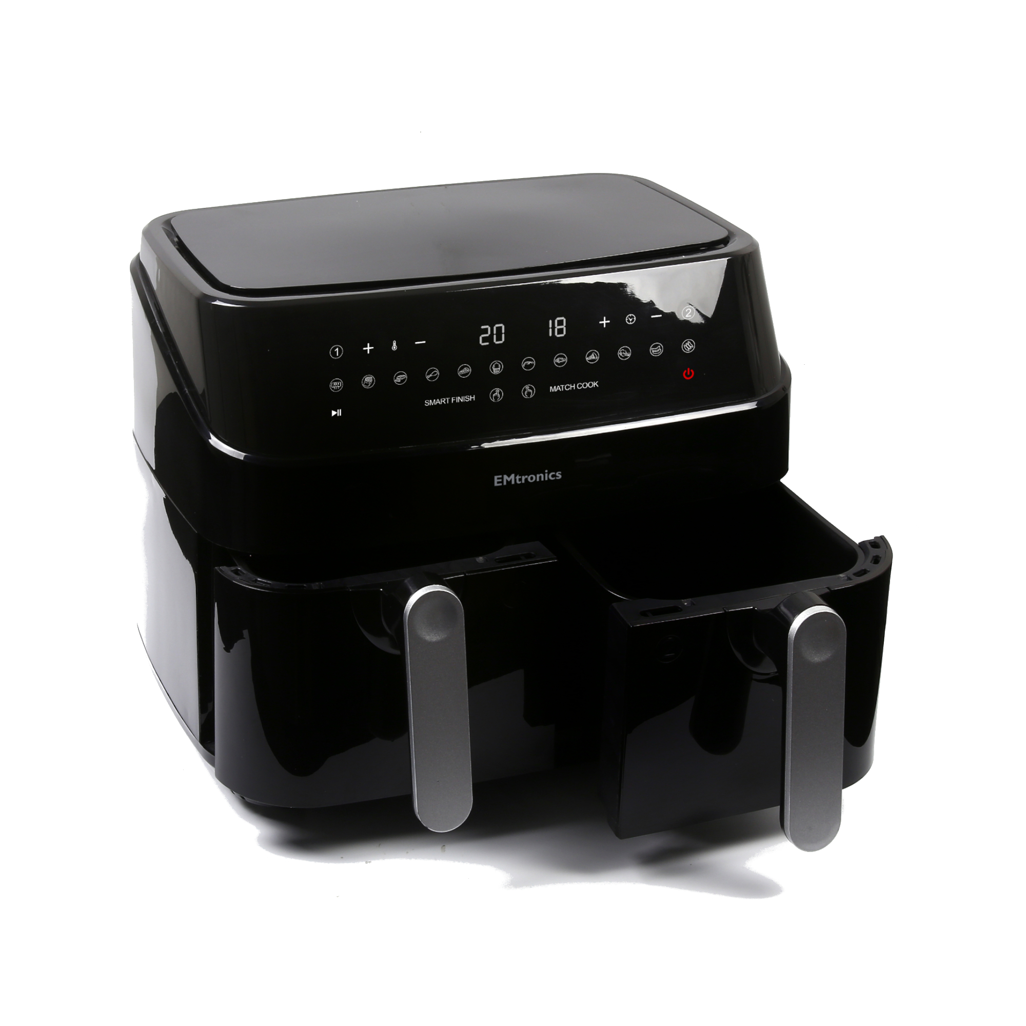 EMtronics 9 Litre Dual Basket Double Air Fryer - Picture 12 of 41