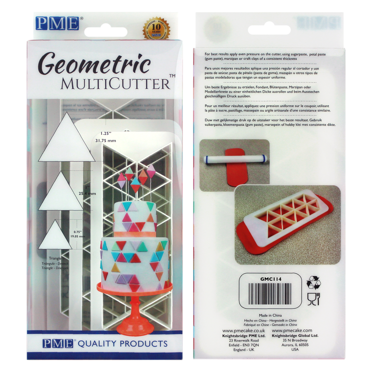 PME Geometric Multicutter Icing Cutter for Sugarcraft and Cake Design - Picture 60 of 67