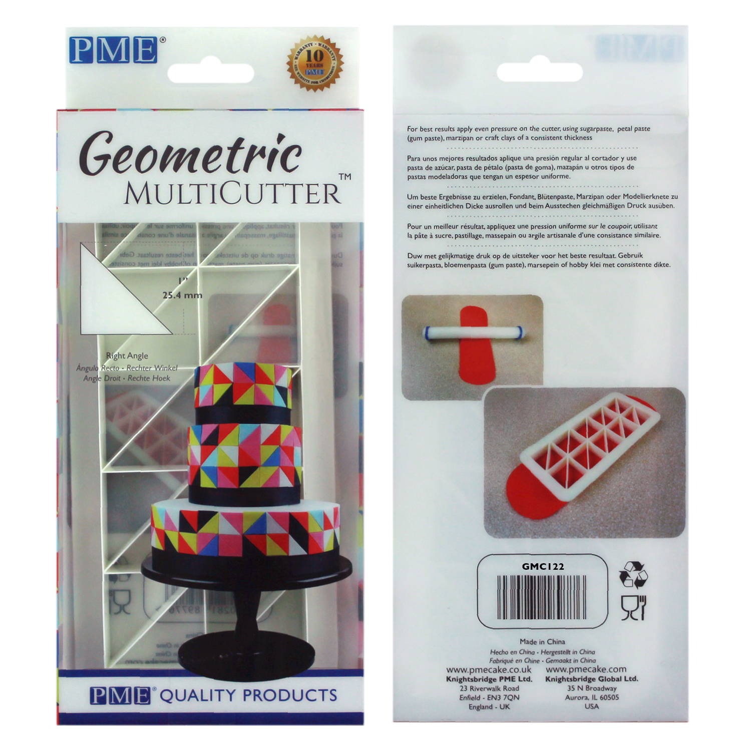 PME Geometric Multicutter Icing Cutter for Sugarcraft and Cake Design - Picture 24 of 67