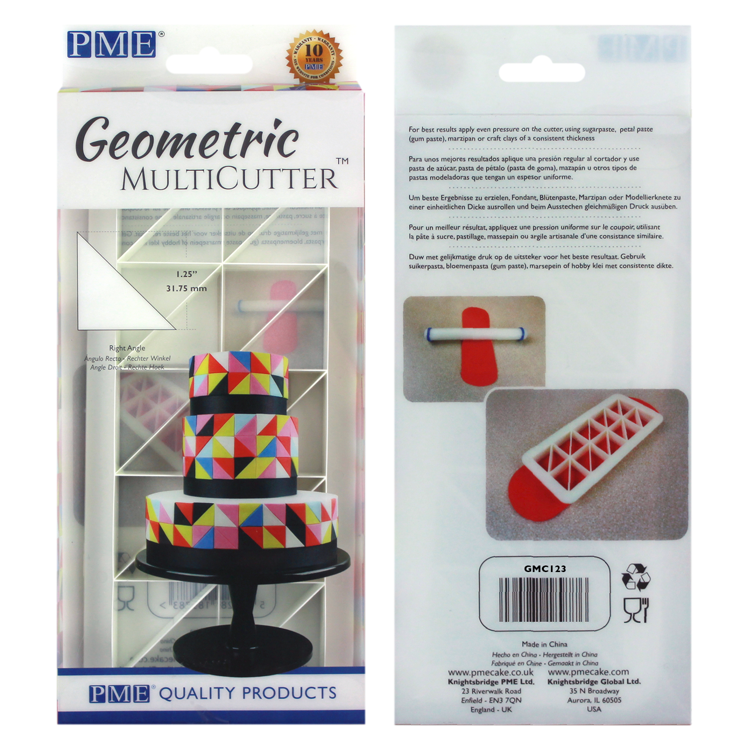 PME Geometric Multicutter Icing Cutter for Sugarcraft and Cake Design - Picture 42 of 67