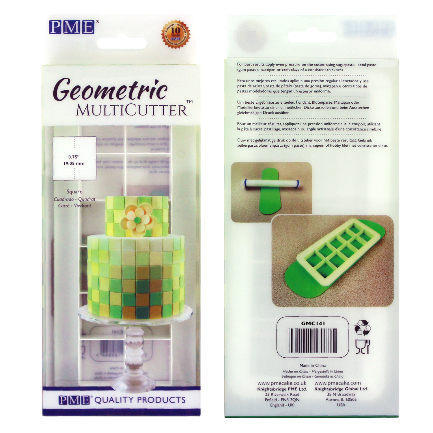 PME Geometric Multicutter Icing Cutter for Sugarcraft and Cake Design - Picture 9 of 67
