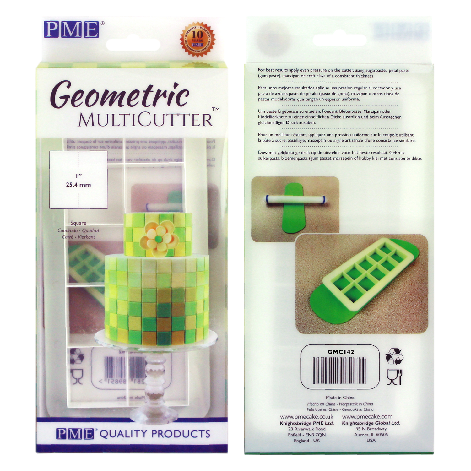 PME Geometric Multicutter Icing Cutter for Sugarcraft and Cake Design - Picture 27 of 67