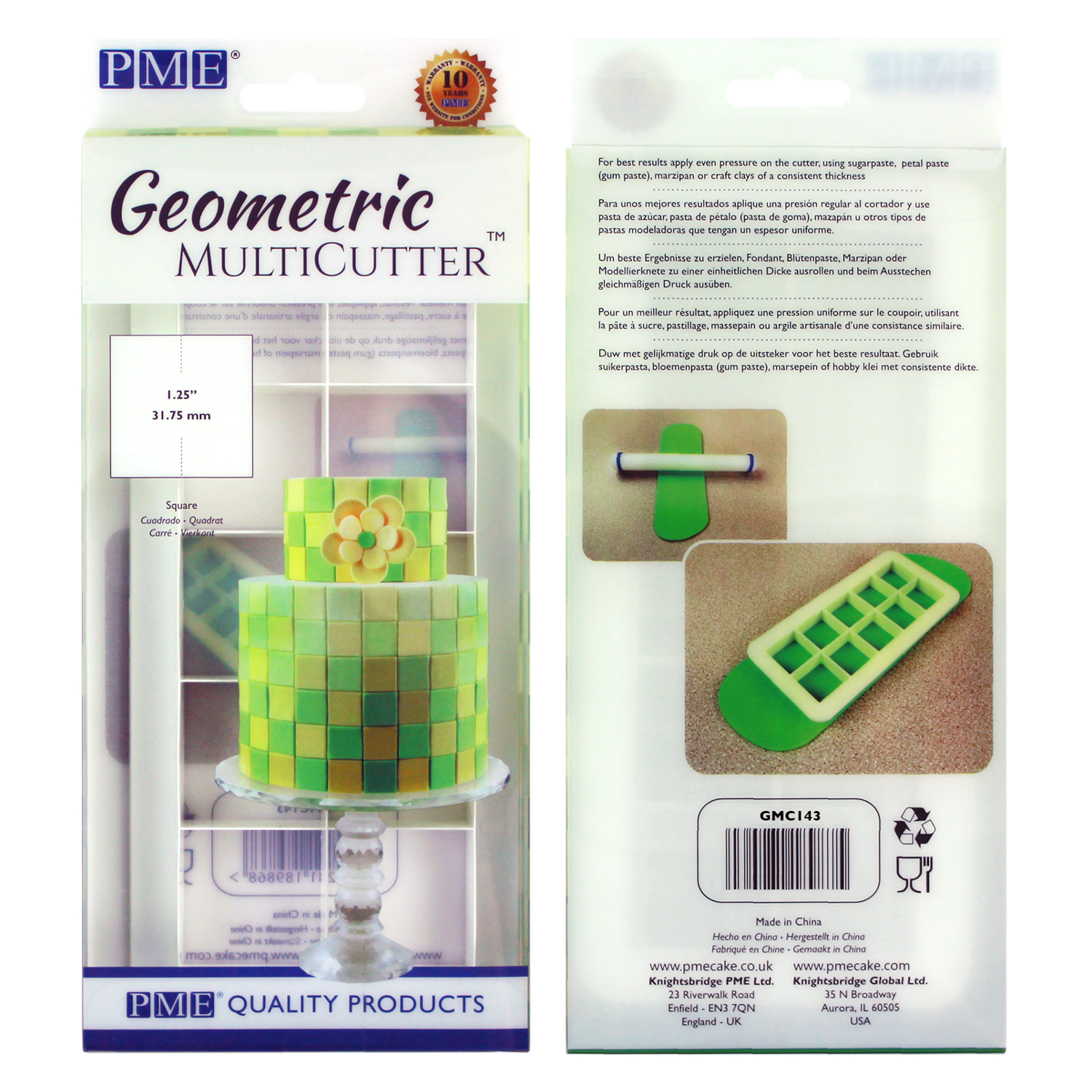 PME Geometric Multicutter Icing Cutter for Sugarcraft and Cake Design - Picture 45 of 67