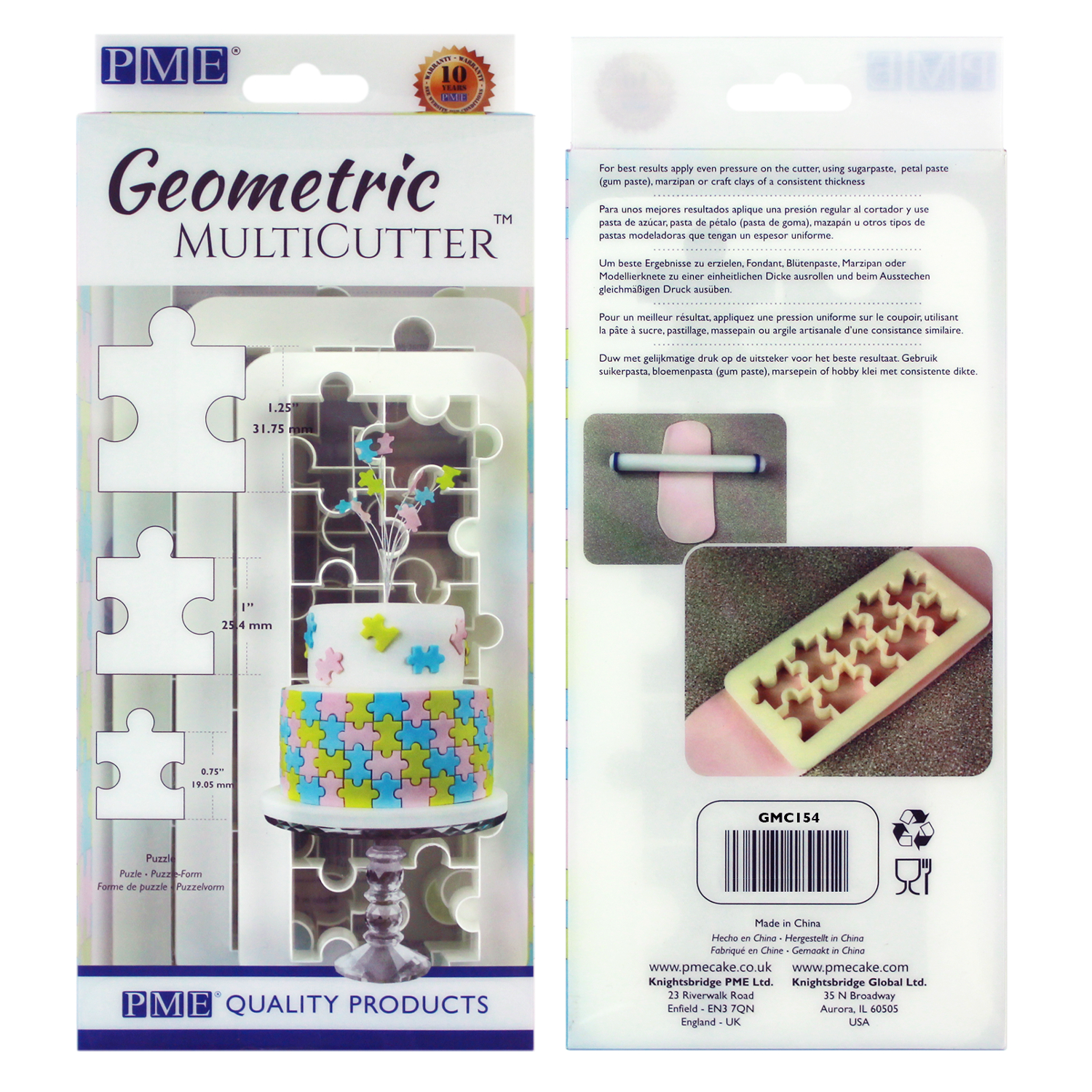 PME Geometric Multicutter Icing Cutter for Sugarcraft and Cake Design - Picture 54 of 67
