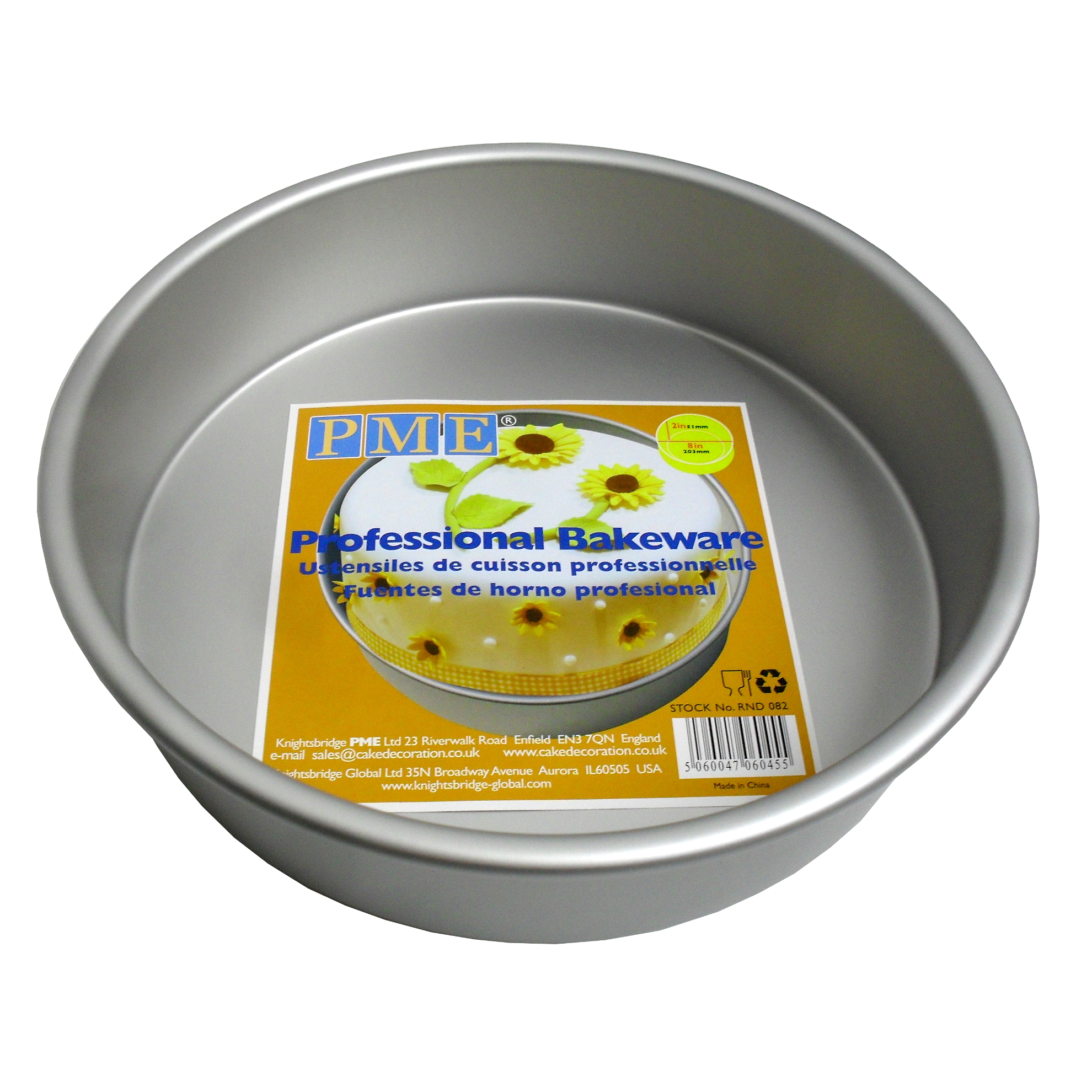 PME ROUND Circle Aluminium Mold Mould Birthday Cake Decorating Baking Tin Tray - Picture 25 of 30